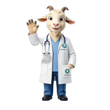 Curelta mascot doctor